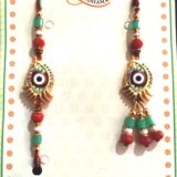 RED EVIL EYE PAIR RAKHI