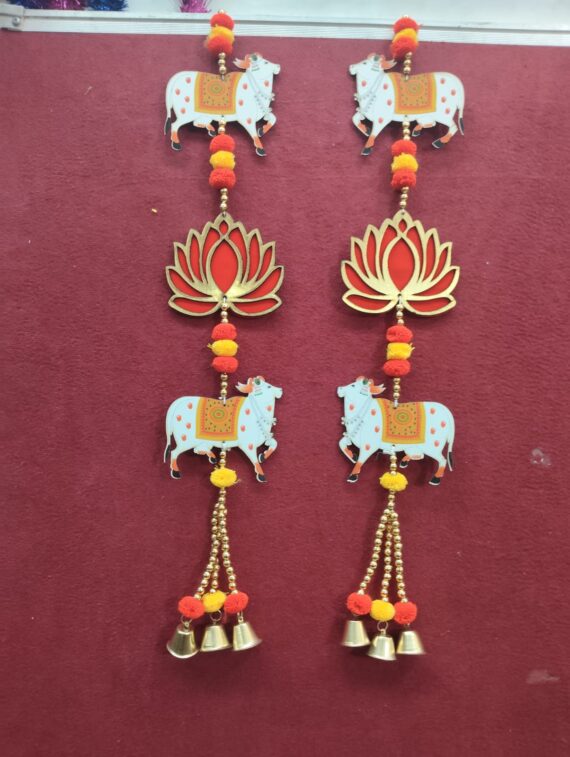 Red Lotus Cow Hanging